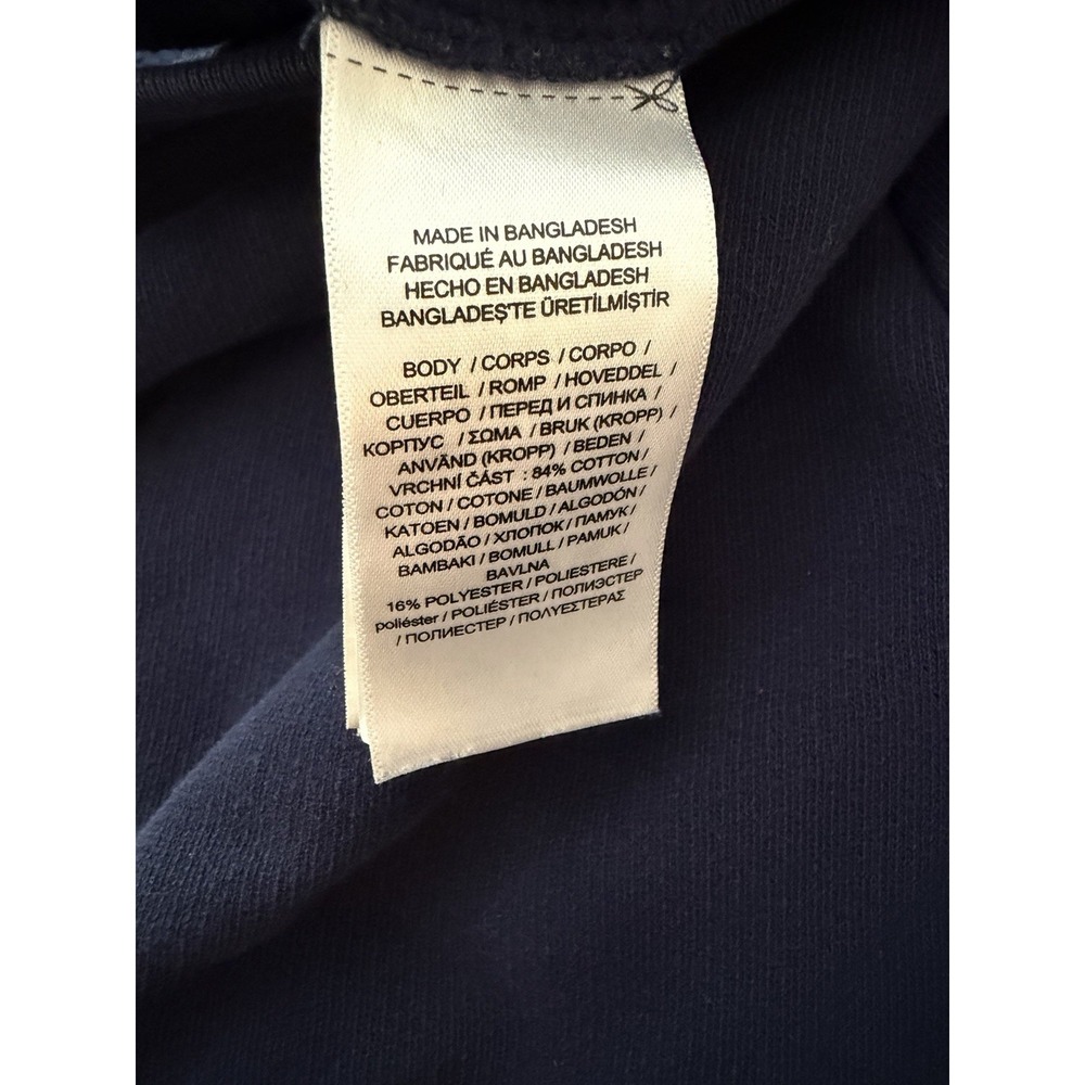 Polo Ralph Lauren Navy TRIPLE‎ PONY LOGO Fleece Shorts Boys Pockets Large 14/16 - Picture 5 of 8